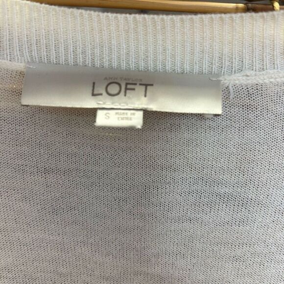 Ann Taylor Loft Open Front Wool Blend Cardigan Small (S) - Picture 3 of 4